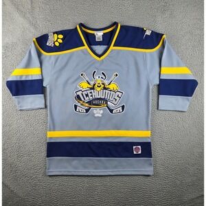 Walt Disney World Jersey Mens M Gray Pluto Icehounds Hockey Graphic #30
